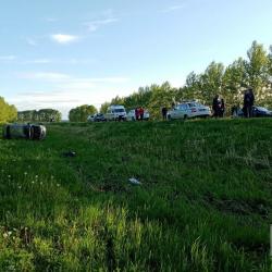 Рано утром в Татарстане авто вылетело с трассы и перевернулось в кювете, водитель погиб Рано утром в Татарстане авто вылетело с трассы и перевернулось в кювете, водитель погиб