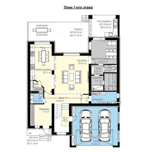 Проект &laquo;Ханский А-279&raquo; - дом для большой семьи (ФОТО)