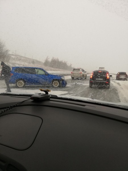 Водители показали последствия снежных бурь на дорогах Татарстана