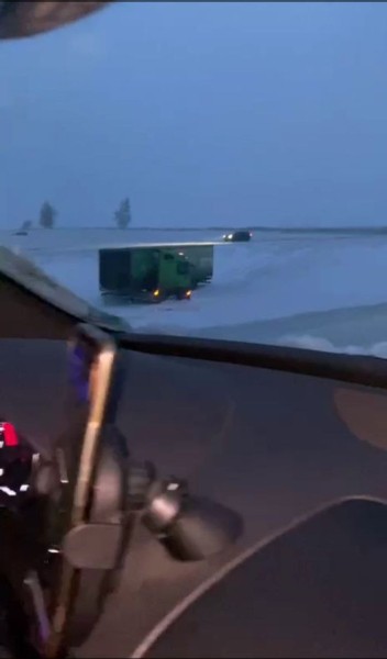 Водители показали последствия снежных бурь на дорогах Татарстана