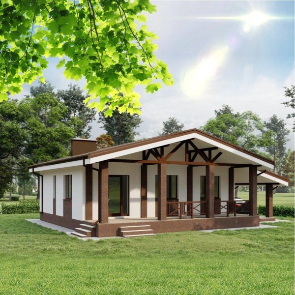 "Ханский А-149-102" — элегантный дом в стиле "шале" (ФОТО) "Ханский А-149-102" — элегантный дом в стиле "шале" (ФОТО)