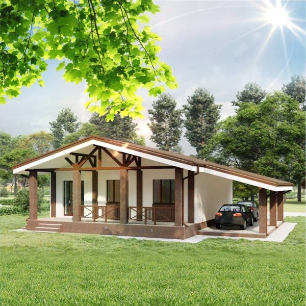 "Ханский А-149-102" — элегантный дом в стиле "шале" (ФОТО) "Ханский А-149-102" — элегантный дом в стиле "шале" (ФОТО)