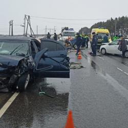 Пять человек погибли в тройном ДТП в Подмосковье