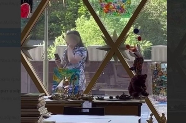 Девушка снимала себя обнаженной в отражении детской школы в Казани