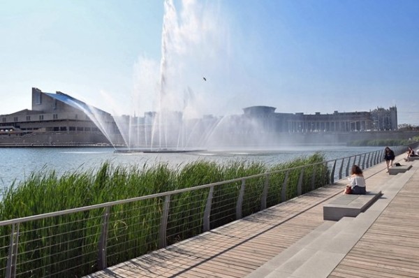 В Казани после зимней консервации запустили в работу первые фонтаны