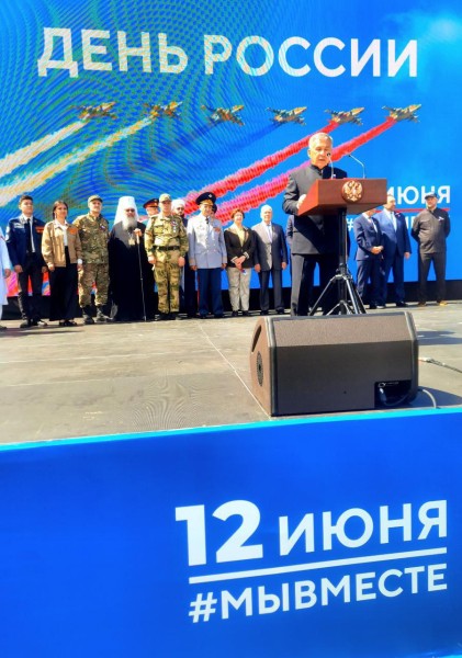 Тинчуринцы приняли участие в параде, посвященном Дню России (ФОТО)