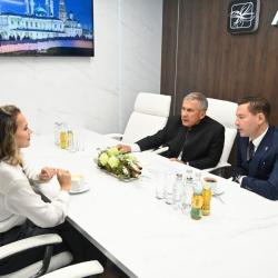 Минниханов обсудил с Загитовой создание в Казани школы фигурного катания