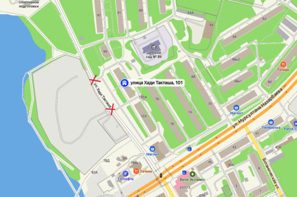 Улицу Хади Такташа в Казани частично перекроют на полгода