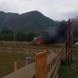 Крушение Ми-8 в Алтае, в котором погибли шесть человек, попало на ВИДЕО