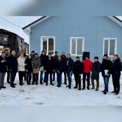 Многодетной семье погорельцев в Зеленодольском районе РТ вручили ключи от нового дома Многодетной семье погорельцев в Зеленодольском районе РТ вручили ключи от нового дома