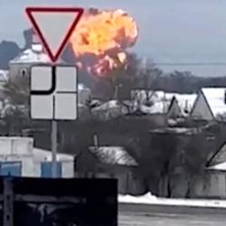 Под Белгородом упал российский Ил-76 с 65 пленными ВСУ на борту