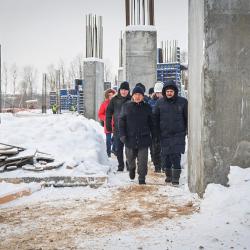 Рустам Минниханов посетил стройплощадку нового здания театра Камала (ФОТО)