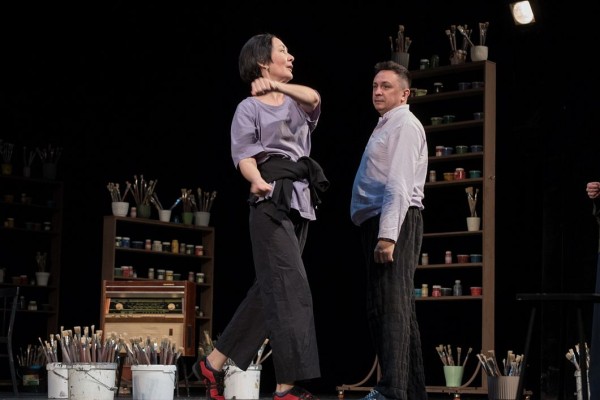 ФОТОРЕПОРТАЖ с репетиции премьеры "Чертов тост"