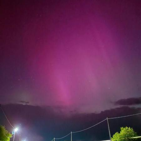 В Татарстане из-за сильнейшей магнитной бури наблюдали яркое северное сияние