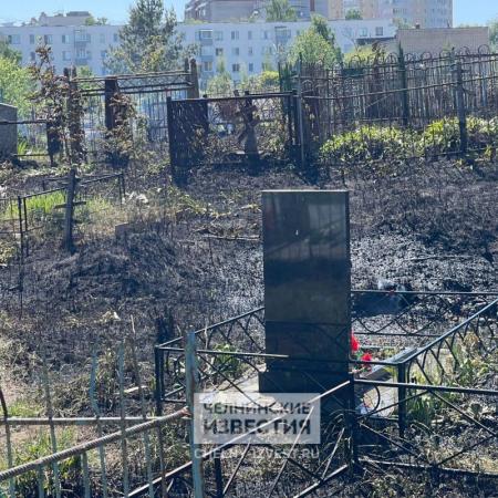 В Набережных Челнах полыхнул пожар на старом кладбище в поселке ГЭС В Набережных Челнах полыхнул пожар на старом кладбище в поселке ГЭС