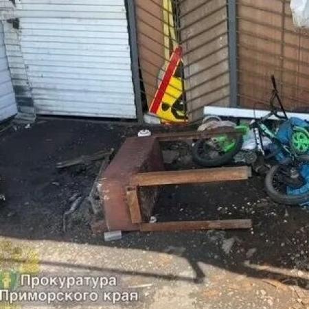 Во Владивостоке под упавшим мангалом погиб ребенок