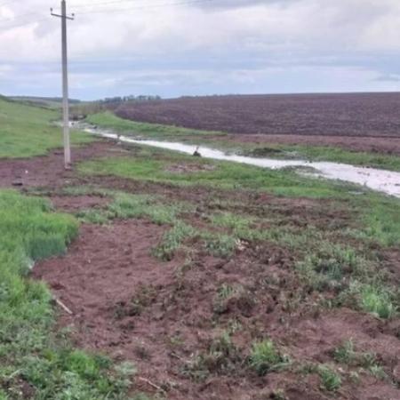В Бугульминском районе из-за ливня подтопило село