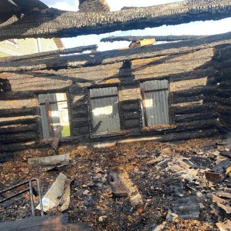 Под Челнами дом пенсионерки сгорел из-за замкнувшей проводки