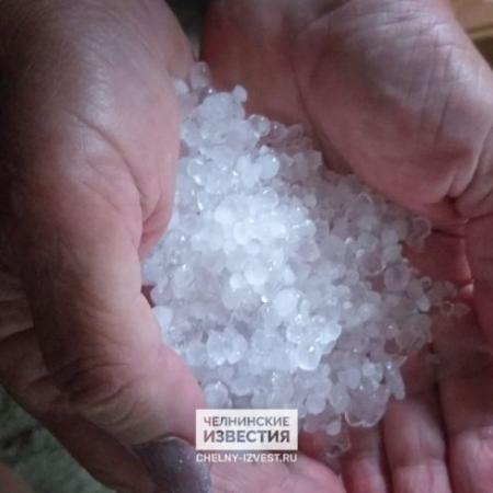 Вчера были слезы: под Челнами у дачников градом побило картофель и помидоры Вчера были слезы: под Челнами у дачников градом побило картофель и помидоры