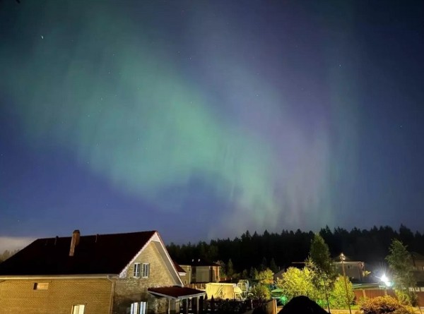 Жители нескольких районов Татарстана наблюдали северное сияние