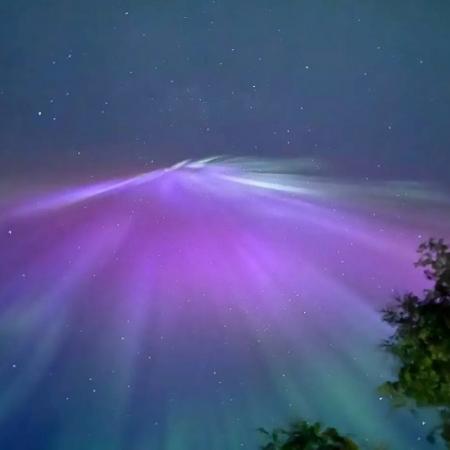 Жители нескольких районов Татарстана наблюдали северное сияние