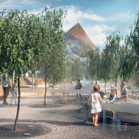 Казанцам показали, как будет выглядеть площадь у нового театра Камала