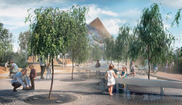 Казанцам показали, как будет выглядеть площадь у нового театра Камала