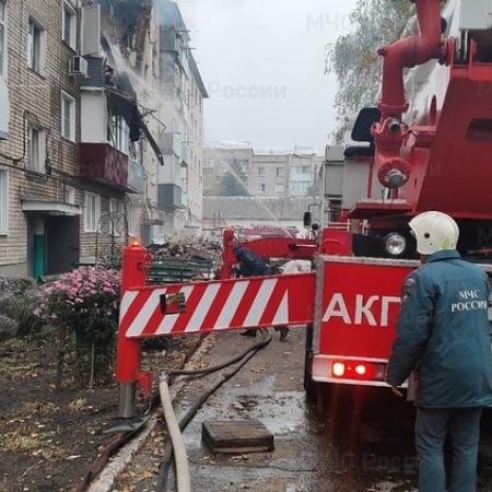 При взрыве газа в многоэтажке в Тамбовской области погибли два человека, 8 попали в больницу