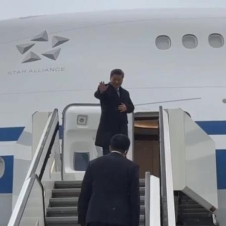 Лидера КНР Си Цзиньпина проводили из Татарстана первым снегом (ВИДЕО)