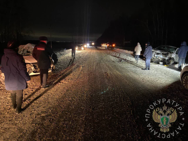Два человека погибли в автомобильной аварии в Верхнеуслонском районе (ФОТО)