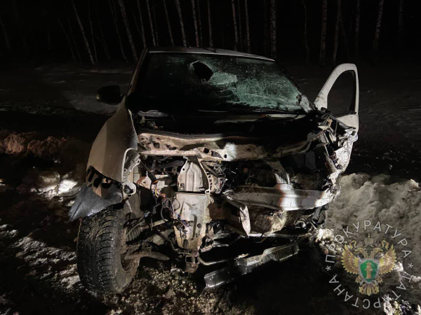 Два человека погибли в автомобильной аварии в Верхнеуслонском районе (ФОТО)