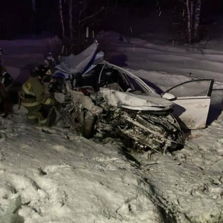 Hyundai выскочил на встречку и влетел в грузовик на трассе в РТ, два человека погибли Hyundai выскочил на встречку и влетел в грузовик на трассе в РТ, два человека погибли