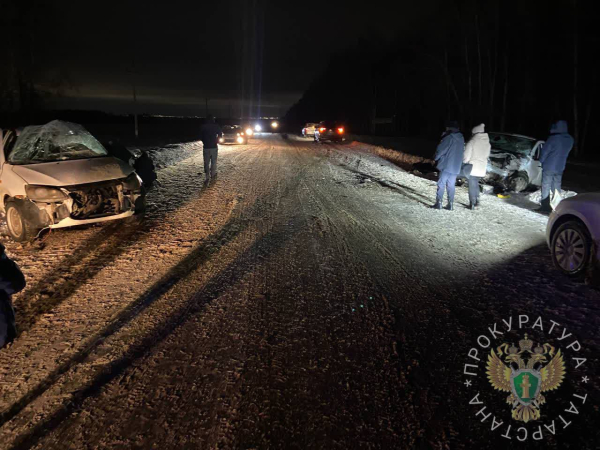 Два человека погибли в автомобильной аварии в Верхнеуслонском районе (ФОТО)