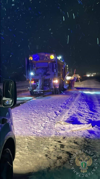 Hyundai выскочил на встречку и влетел в грузовик на трассе в РТ, два человека погибли Hyundai выскочил на встречку и влетел в грузовик на трассе в РТ, два человека погибли