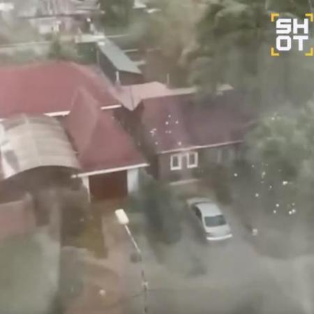 На пенсионерку рухнул балкон из-за сильного ветра (ВИДЕО) На пенсионерку рухнул балкон из-за сильного ветра (ВИДЕО)