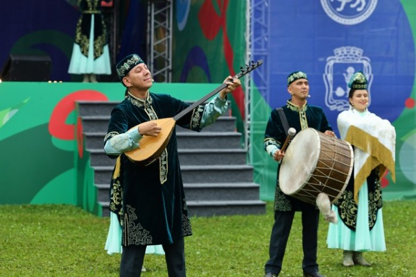 Государственный ансамбль фольклорной музыки РТ  принял участие в V Международном Шахтёрском Сабантуе (ФОТО)
