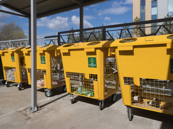 38 евроконтейнеров и 8 евросеток установили в поселках Советского района